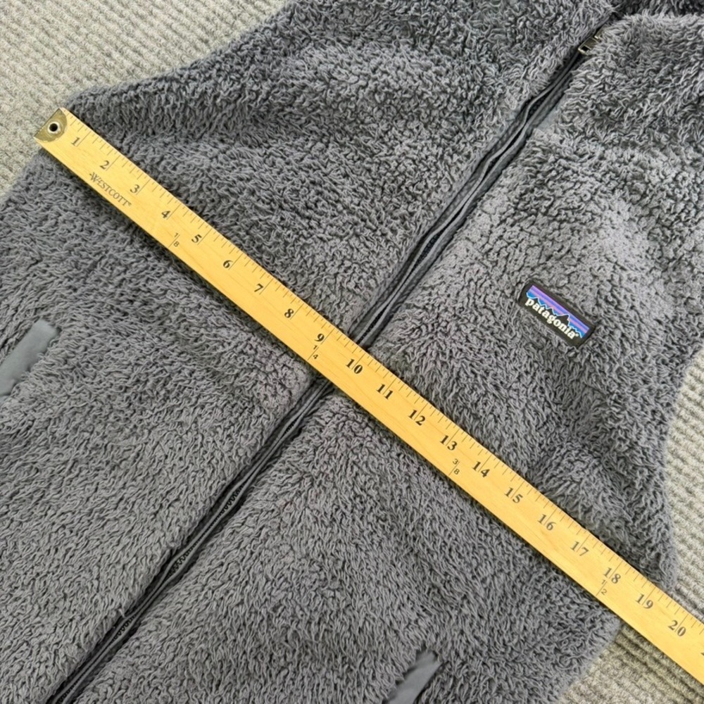 Patagonia Los Gatos Fleece Vest Womens Small Smolder Blue Grey Full Zip No Tag - Picture 8 of 10